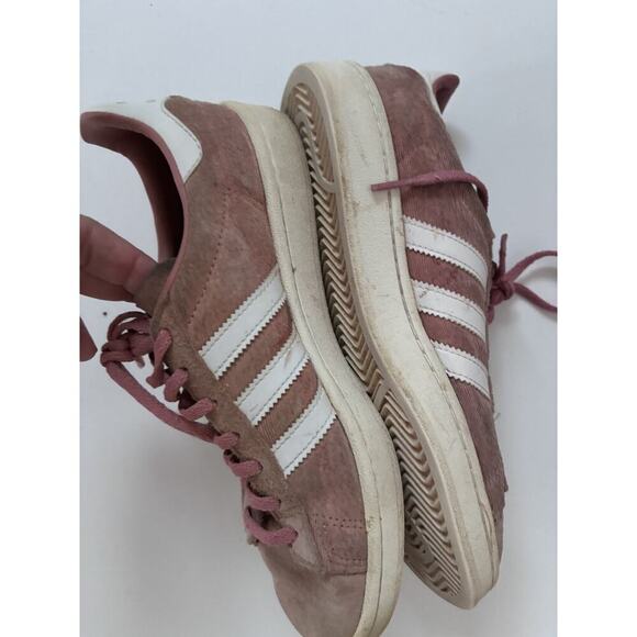 Adidas Women's Campus Shoe In Raw Pink - Picture 4 of 6